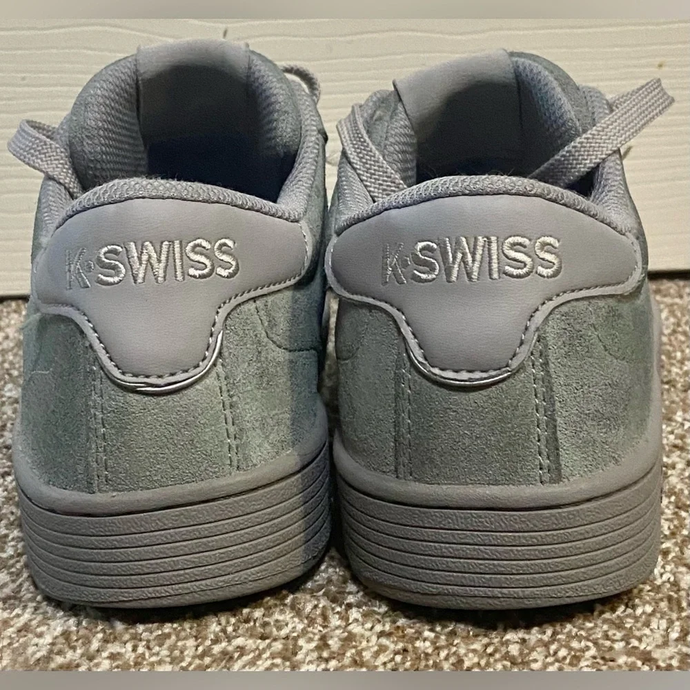 K-Swiss Women’s Gray Suede Classic Pro X Sneaker US Size 7.5